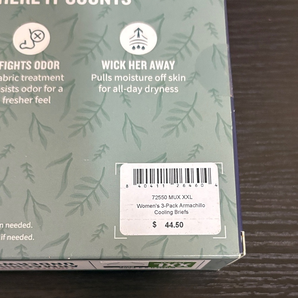 Duluth Trading Co Women's Armachillo Underwear 3-Pack - Red, Purple, Blue - Picture 2 of 5